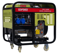 Генератор GenPower дизельний GDG 12000E, 230V, 50Hz, 12kVA/9.6kW, 30 л, електростартер (GDG 12000E)