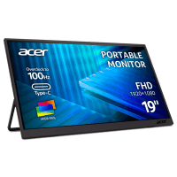 Монiтор TFT ACER 18.5" PM191QEbmiuux (UM.XP1EE.E01) IPS FHD 100Hz 290nit 8bit HDMI 2*USB-C Portable MM