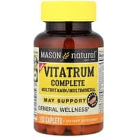 Витаминно-минеральный комплекс Mason Natural Мультивитамины и мультиминералы, Vitatrum Complete, 150 каплет (MAV-18166)