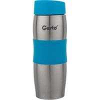 Термокружка GUSTO GT103 Весенний ливень (голубая) 380мл