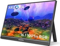 Монітор 16.1" Arzopa Z1C, Black, WLED, IPS, 1920x1080, 16:9, 5 мс, 60 Гц, 250 кд/м², 1200:1, 85°/85°, 2xType-C, 2x2W