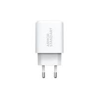 Зарядное устройство для Armorstandart 1xUSB-C PD25W + 1xUSB QC3.0 GaN white (ARM87066)