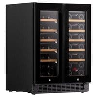 Холодильник Philco для вина, 87x60x57, холод.отд.-116л, зон - 2, бут-40, диспл, подсветка, черный