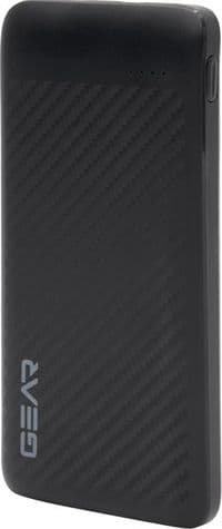 Батарея універсальна GEAR 10000mAh, 10W, USB-TypeC, 2*USB-A, Micro-USB, black (SL10)