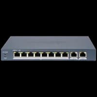Комутатор мережевий Hikvision DS-3E1310P-EI(B)