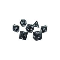 Набор кубиков для настольных игр Games 7 Days Pearl 7 Dice Set - Black (g7dpearl02)
