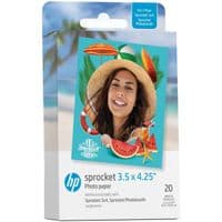 Фотопапір Sprocket Zink 3.5"x4.25" Глянцевий, самоклеючий, 20 листів