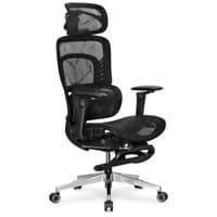 Офісне крісло Mealux M10 Air Massage (з масажним ефектом) Black (HF-M10 M/BB)