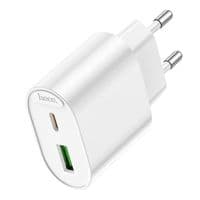 Сетевое зарядное устройство HOCO C109A(PD20W+QC3.0) Fighter PD20W+QC3.0 charger White