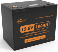 Аккумуляторная батарея JSDS LiFePO4 12100LED 12,8V 100Ah, 1,28kWh, с индикатором заряда, BMS50A@4S, 6000 cycles, 260x168x215, 10kg