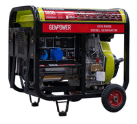 Генератор дизельный GDG 9500E, 1-фазный 230V, 50Hz, 8.8kVA / 7kW, бак 30 л, расход 0,28 л / кВтЧ, пуск: стартер / AVR, 750х650х750 мм, 121 кг