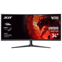 Монiтор TFT ACER 34" XZ340CURX0bmiiphx (UM.CX0EE.013) 21:9 VA Curved WQHD 200Hz 2*HDMI DP Height Black
