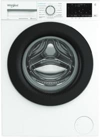 Пральна машина Whirlpool фронтальна, 7кг, 1200, A+++, 49.6см, дисплей, пара, інвертор, люк чорний, білий