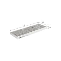 Фильтр салона ALPHA FILTER AF5028a