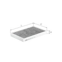 Фильтр салона ALPHA FILTER AF5276a