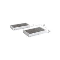 Фильтр салона ALPHA FILTER AF5012a-2