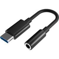 Переходник USB-C --> аудио Jack 3.5мм, черный Defender