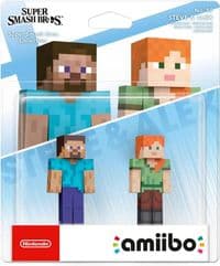 Фигрука Amiibo Minecraft Steve and Alex