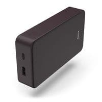 Батарея універсальна Hama 20000mAh, 15W/5V/3A, USB-C, USB-A, plum (00201715)