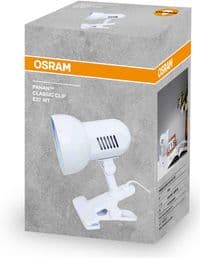 Лампа настольная OSRAM Panan CLASSIC CLIP E27, белый
