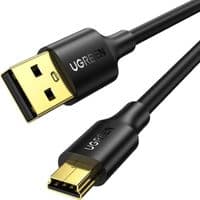 Кабель UGREEN US132 USB 2.0 A чоловічий - міні 5-контактний чоловічий, 1 м (чорний) (UGR-10355)