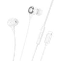 Наушники HOCO M116 Benevolent universal digital earphones with microphone iP White