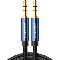 Аудіокабель UGREEN AV112 3.5mm Male to 3.5mm Male Cable 2m Blue