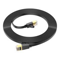Патч-корд литий HOCO US07, FTP, RJ45, Cat.6, 5,0m, чорний