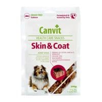 Лакомство для собак Canvit Skin and Coat для здоровья кожи и шерсти с лососем 200 г (8595602508778)
