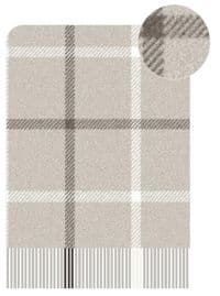 Плед Ardesto Leonardo Alpina, 140x200см, 100% вовна, бежевий