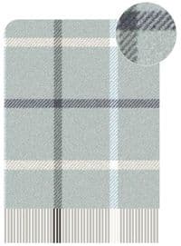 Плед Ardesto Leonardo Alpina, 140x200см, 100% вовна, блакитний