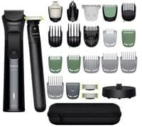 Тример Philips Series 9000, для обличчя, голови, тіла, акум., насадок-25, сталь, чорний