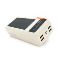 Батарея універсальна ACL 30000mAh, Solar, 22.5W, cables Type-C + Lighting, White (ACL PW-141W)