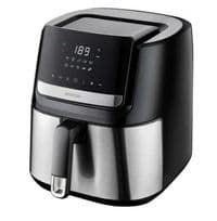 Мультипечь Sencor Vita Fryer, 1600Вт, чаша-6,5л, сенсорное управл., 10 программ, пластик, нерж. сталь-черный