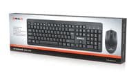 Комплект (клавиатура, мыша) REAL-EL Standard 504 Kit Black (EL123100037)