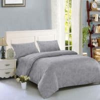 Комплект SOHO постільної білизни Сімейний 2шт-150*200 Leaves Grey