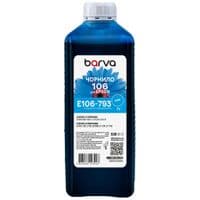 Чернила Barva Epson 106 1л, Cyan (E106-793)