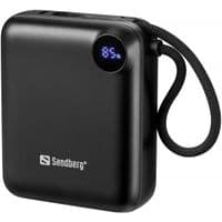 УМБ Sandberg 10000mAh 20W PD,QC3.0, USB-C In/Out, with 2 cables USB-C