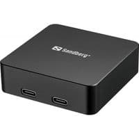 УМБ Sandberg Magnetic Wireless 5000mAh 20W PD, 2xUSB-C, QI-15W for Apple watch and Airpods