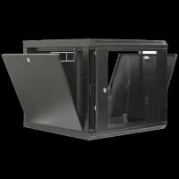 Шафа 19" 9U 600x600x507мм акрилове скло чорна