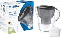 Фильтр-кувшин Brita Marella XL Memo MXPro 3.5л (2л очищенной воды) с фильтр-картриджем, серый
