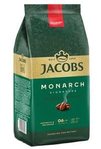 Кава Jacobs зерна, 1000г, Monarch, купаж арабіка/робуста