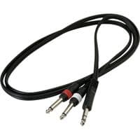 Инсертный кабель RockCable Patch Cable - TRS Jack to 2 x TS Jack (1.5m) (RCL 20922 D4)
