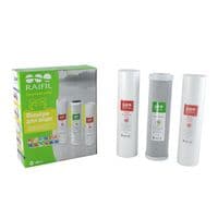 Комплект картриджів Raifil 1-2-3 GREEN (2 поліпропілену+вугілля)