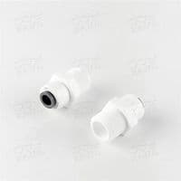 Фітинг Itiger прямий трубка 1/4"-різьба зовнішня 3/8"