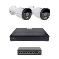 Комплект видеонаблюдения на 2 камеры GV-IP-K-W102/2 4MP (Ultra AI)