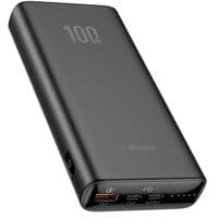 Зовнішній акумулятор VEGER 20000 mAh PD QC3.0 5A 100W T100 (W2032C-100) black