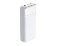 Аккумулятор портативный литий-ионный Power Bank D-Link 20000мА*ч, 65Вт PD 3.0, QC 3.0, 2xUSB-C, 1xUSB-A с дисплеем, белый