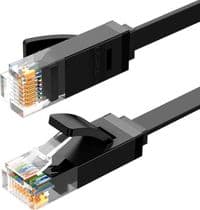 Патч-корд 1м, U/UTP Cat 6 CCA Lan Cable NW102 Black UGREEN (20159)