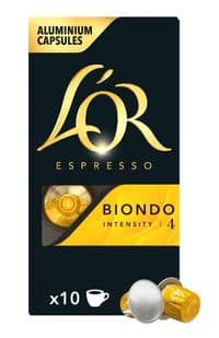 Кава L'OR Espresso Biondo #4 в капсулах 10 шт (8711000686034)